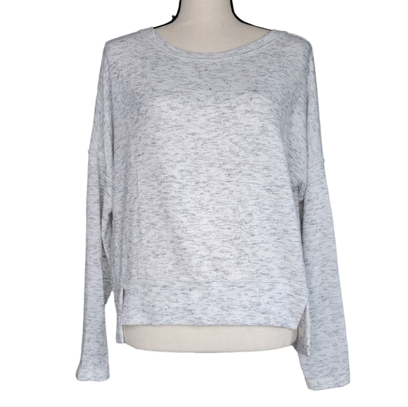 Michael Stars Tops - Michael Stars Kiara Staggered Hem Longsleeve Top